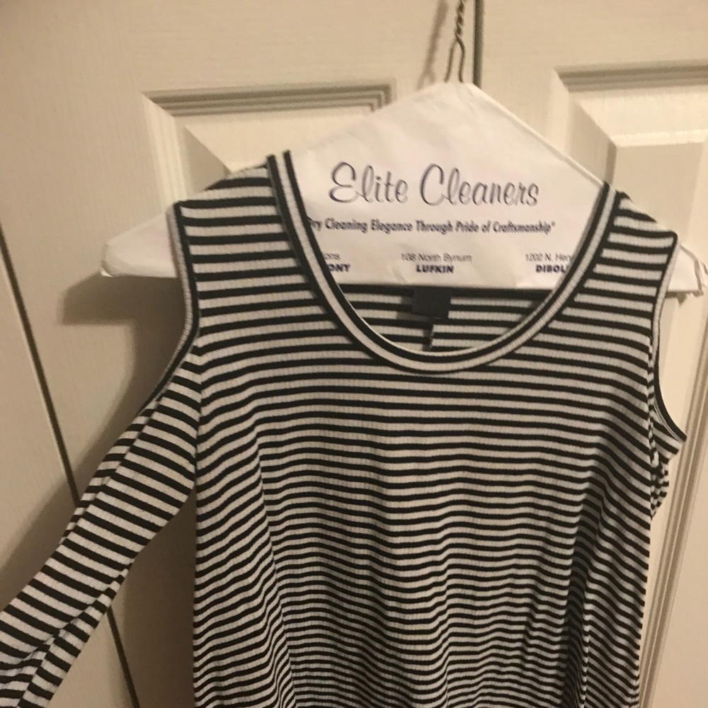 B/W Stripped Top